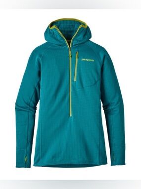 Patagonia Womens R1 Hoody - Elwha Blue - Size Small